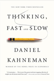 Book cover of Daniel Kahneman's book Thinking Fast and Slow