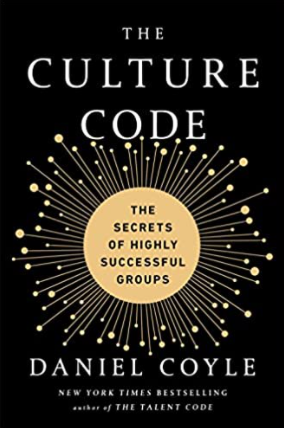 Book cover titled The Culture Code by Daniel Coyle