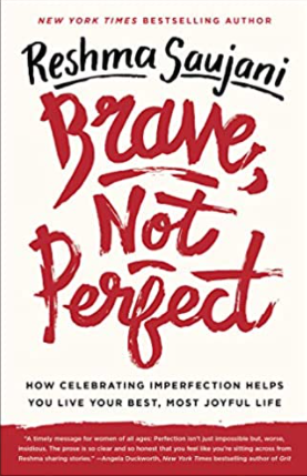 Book cover titled Brave Not Perfect by Reshma Saujani