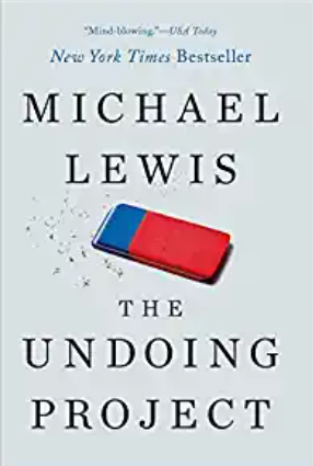 Book cover titled The Undoing Project by Michael Lewis